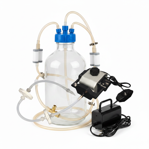 Air Pump System with Full Glass Vessel